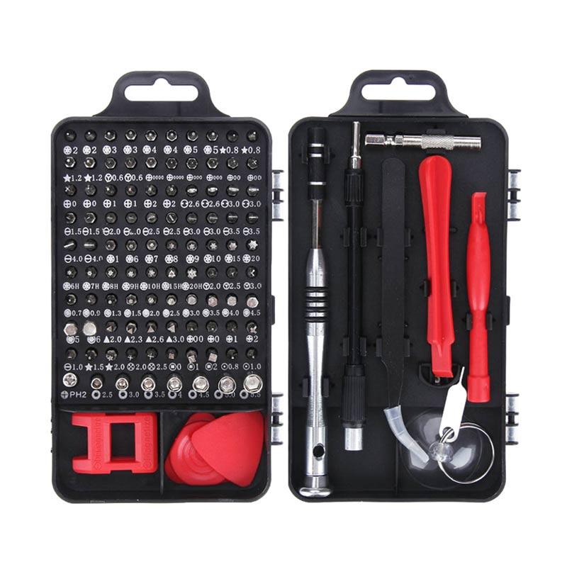 e accessory 110 in 1 screwdriver set mini electric precision screw driver multi computer pc mobile phone device repair hand home tools