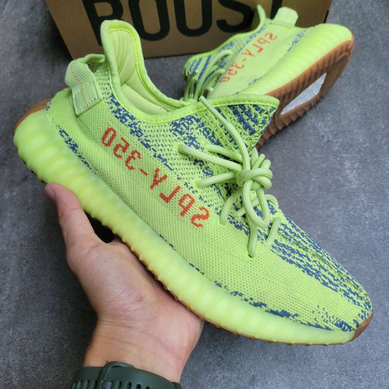 Yeezy Boost 350 V2 Semi Frozen Yellow green volt