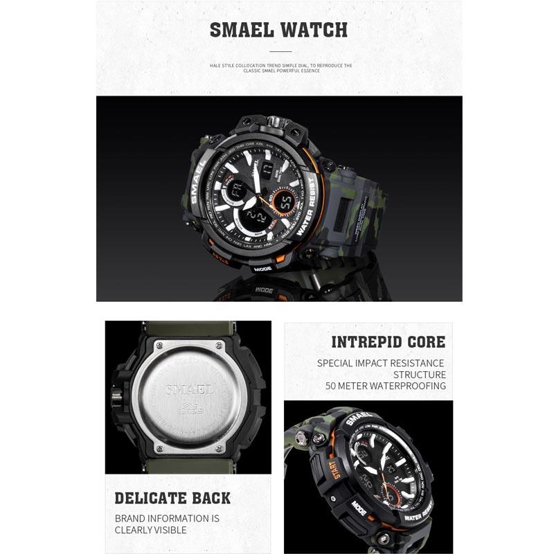 Jual Smael Sport Dual Time Jam Tangan Pria Original 1708c Online Desember 2020 Blibli