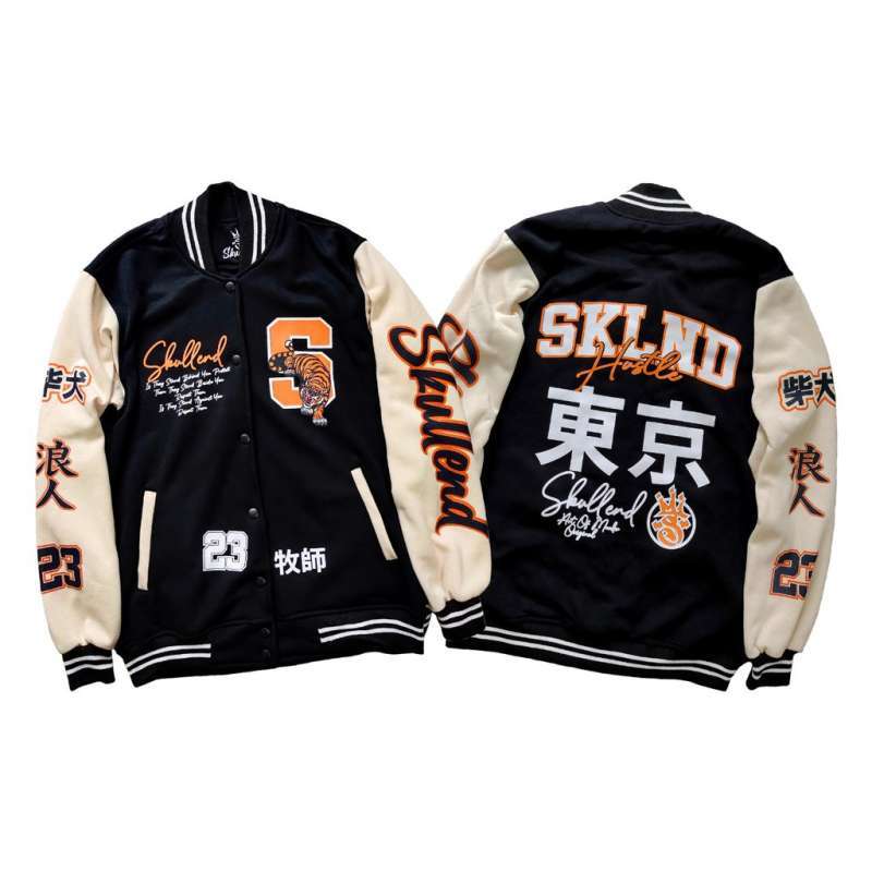 Jaket Varsity Baseball Pria Wanita - Varsity Jacket Original