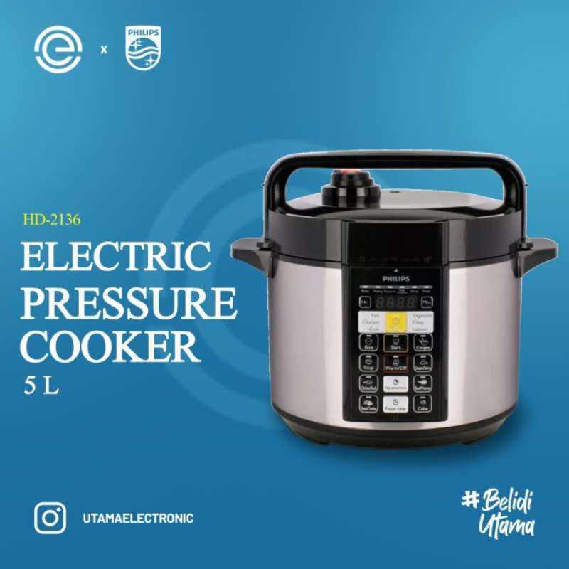 Philips electric on sale pressure cooker hd2136