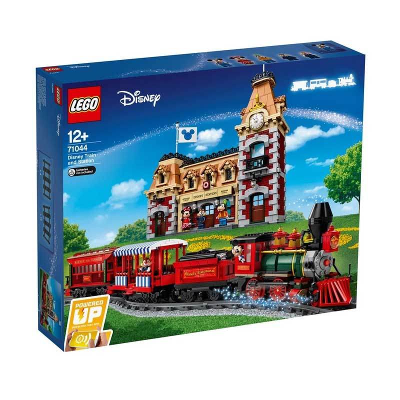 disney lego train and station