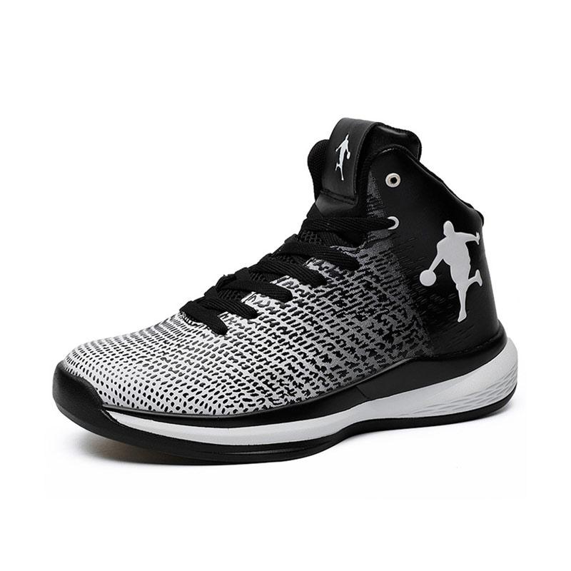 black basketball shoes high tops