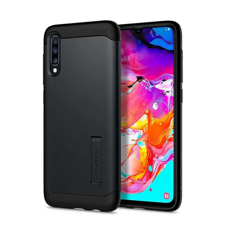 Jual Case Galaxy A70 Spigen Anti Shock With Stand Slim Armor Casing Online Desember 2020 Blibli