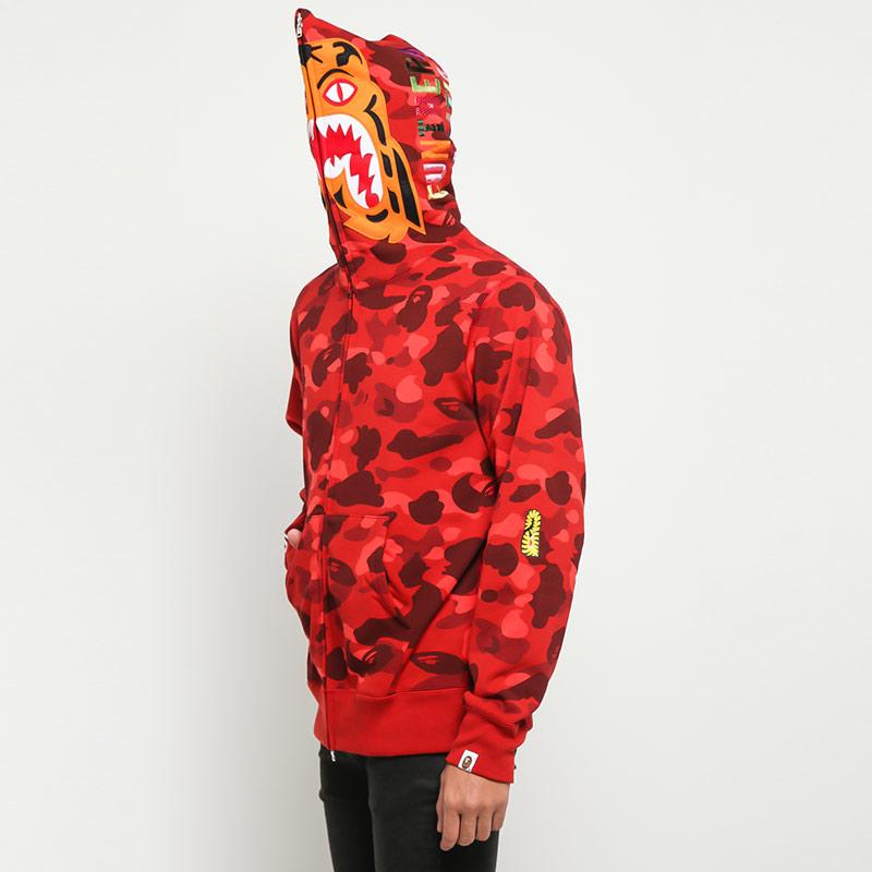 Jual Bape Color Camo Tiger Full Zip Hoodie Jacket Pria Online September 2020 Blibli Com