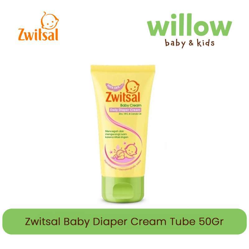 Zwitsal Baby Diaper Cream Tube 50gr Cream Lotion Bayi