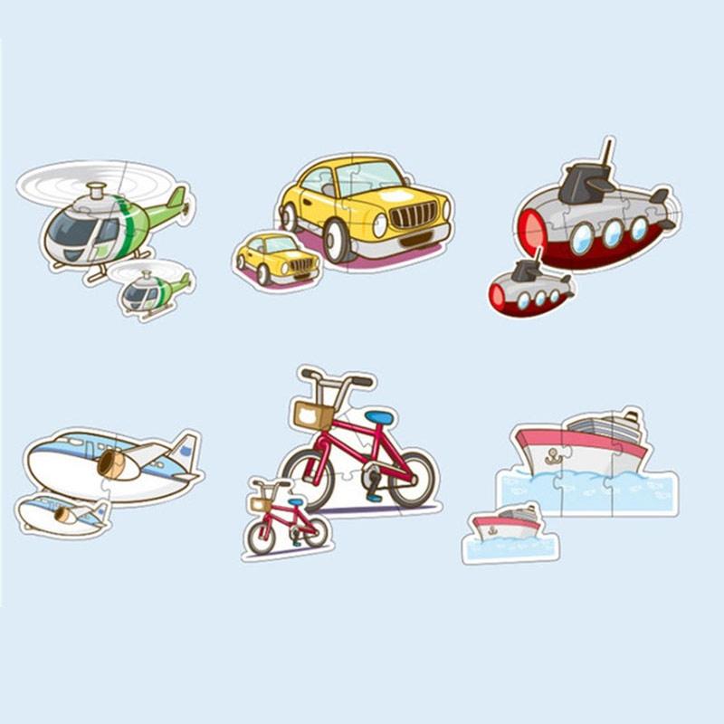 Jual H Ikea Cartoon Transportation Jigsaw Learning Toy Set For Kids 33 Pcs Online Agustus 2020 Blibli Com