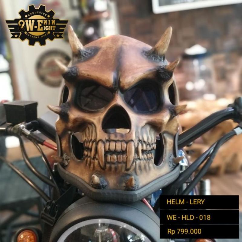 Jual Helm Custom Unik Bikers Skull Tengkorak Online November 2020 Blibli Com