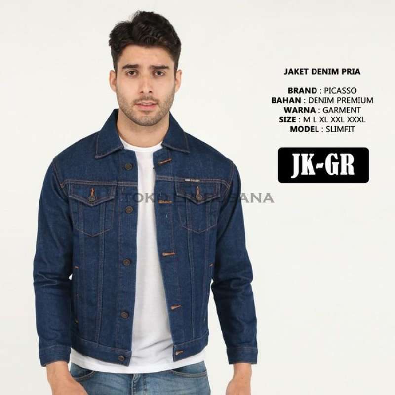 Jaket denim levis shop pria