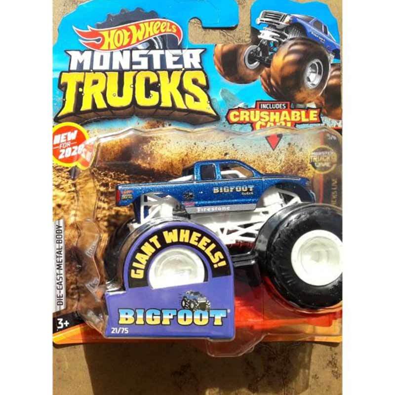 Jual Hot Wheels Monster Trucks Jam 2019 Bigfoot Diecast Biru