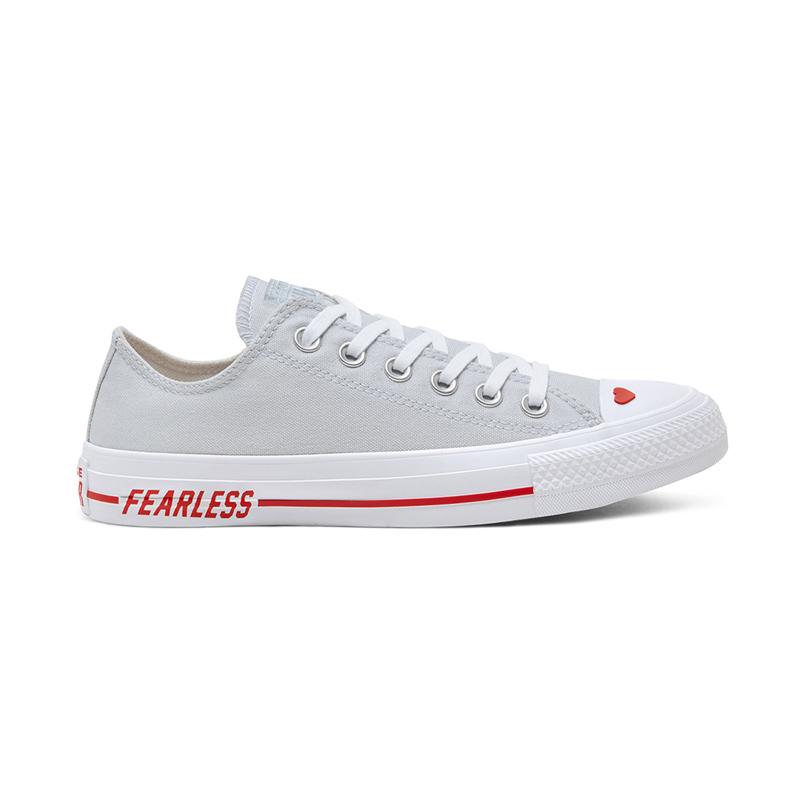 red canvas tennis shoes