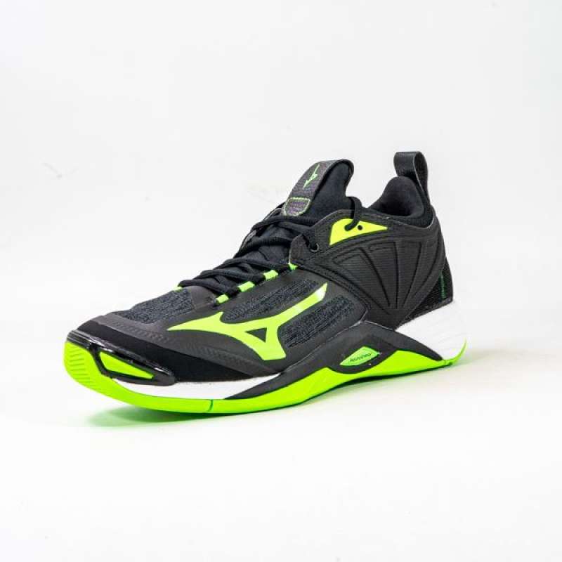 Jual Sepatu Volley Mizuno Original Wave Momentum 2 Black