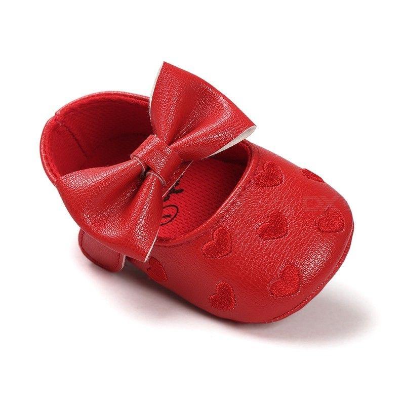 Jual Iit Baby Girls Princess Shoes Bowknot Soft Moccasin Infant Toddler Girl Leather Crib Shoes Online September 2020 Blibli Com