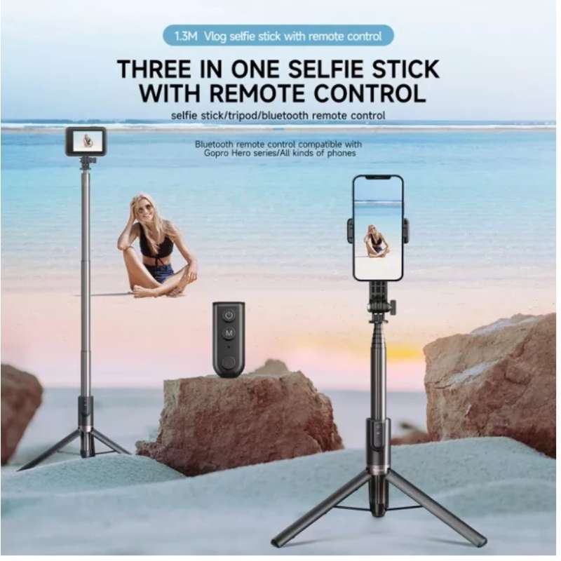 Telesin Bluetooth Remote Control Selfie Stick for GoPro or Phone