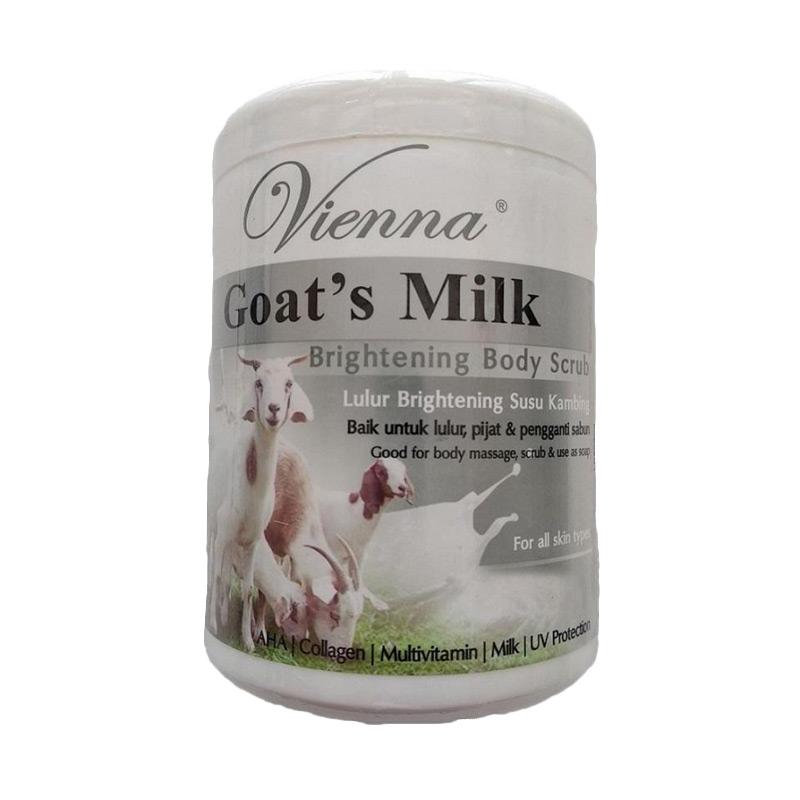 Jual Vienna Goat S Milk Whitening Body Scub Lulur Susu Kambing 1kg Murah Mei 2021 Blibli
