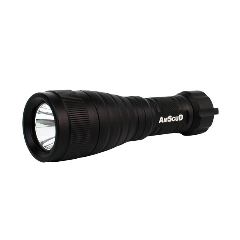 Jual Amscud Cree Xm L2 U2 Blaster Dive Light Senter 1200 Lumens Runs On 1 X 18650 Includes Battery Charger Online September 2020 Blibli Com