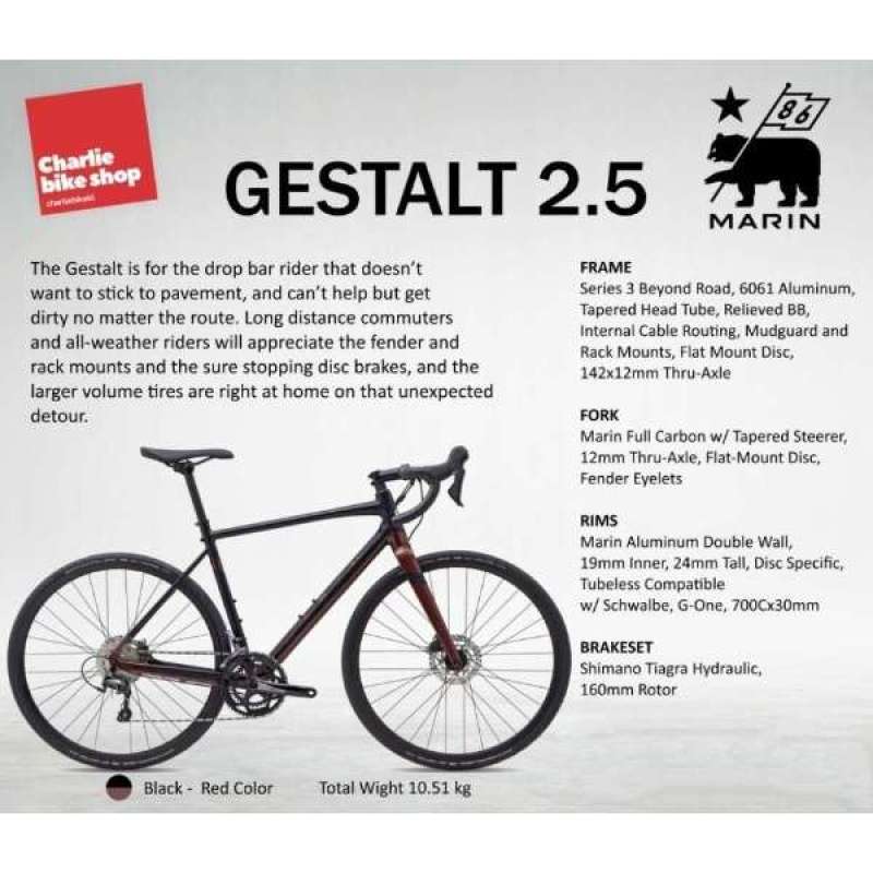 Marin gestalt size on sale chart