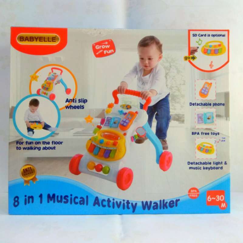 Baby elle 8 in clearance 1 musical activity walker