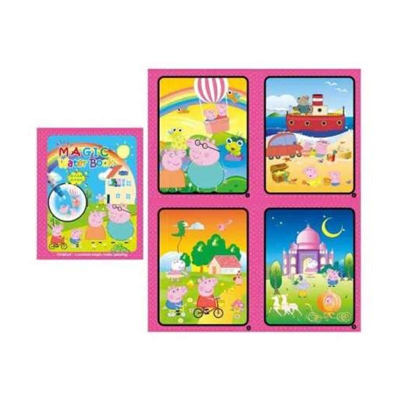 Jual Oem Peppa Pig Magic Water Book Buku Mewarnai With Pena Air Mainan Edukasi Anak Murah Mei 2021 Blibli