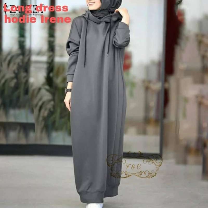 Jual Baju Gamis Hoodie Tali Muslim Irene Wanita - L LD 102CM Hitam di  Seller Fazisa OLshop - Cideng, Kota Jakarta Pusat | Blibli