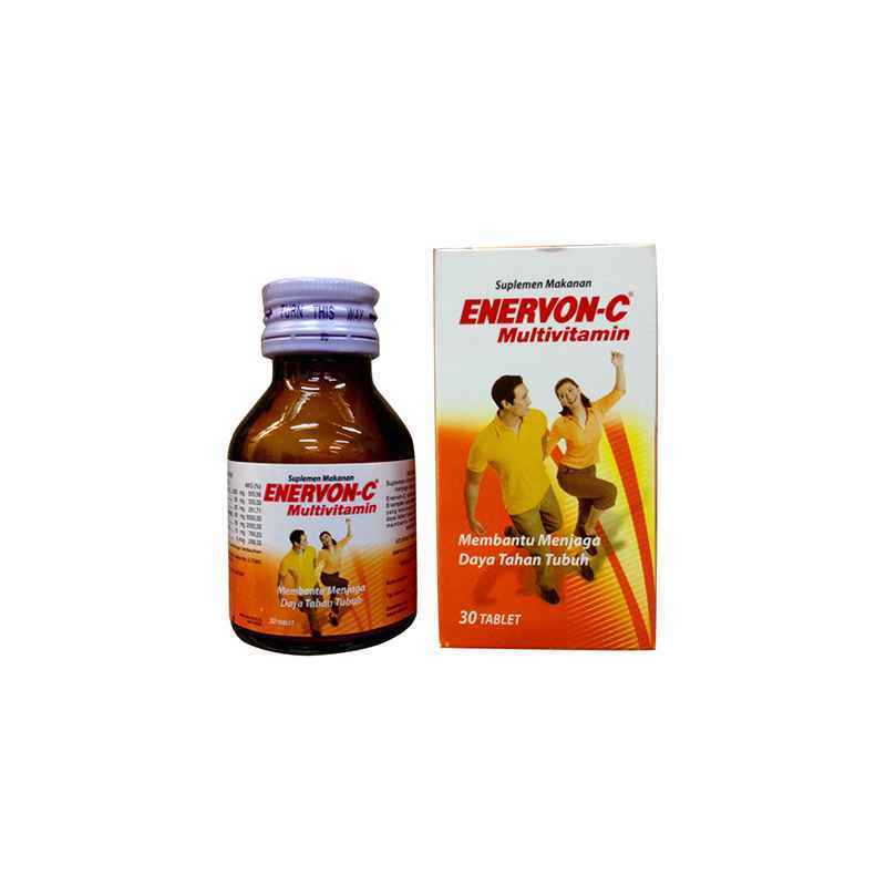 Enervon C Suplemen & Multivitamin Botol 30 Tablet