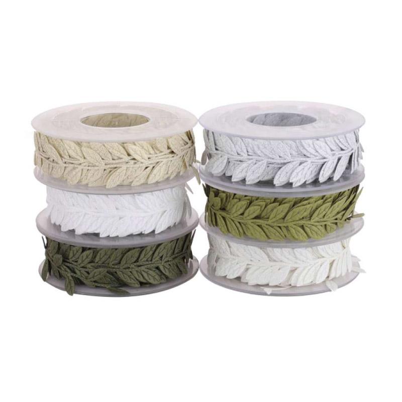 Get Wallpaper Jual Oem Leaves Ribbon Wreath Accessory Wedding Wall Crafts Party Free HD