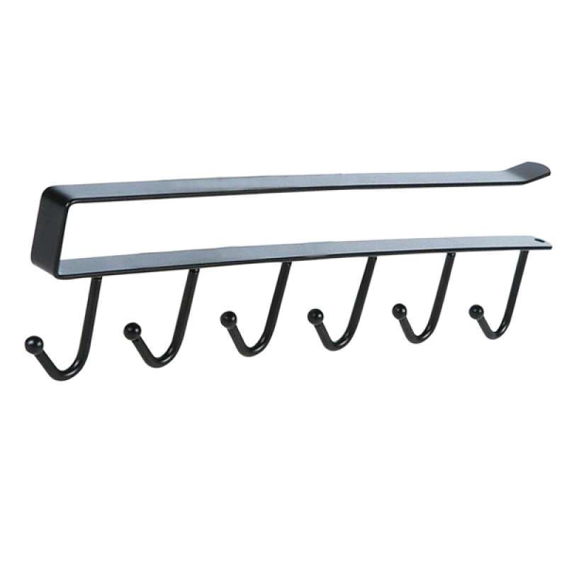 Jual Oem Iron Under Shelf Cabinet Rack Mug Tea Cup Holder Metal Storage Hooks 6 Hook Online Juli 2020 Blibli Com