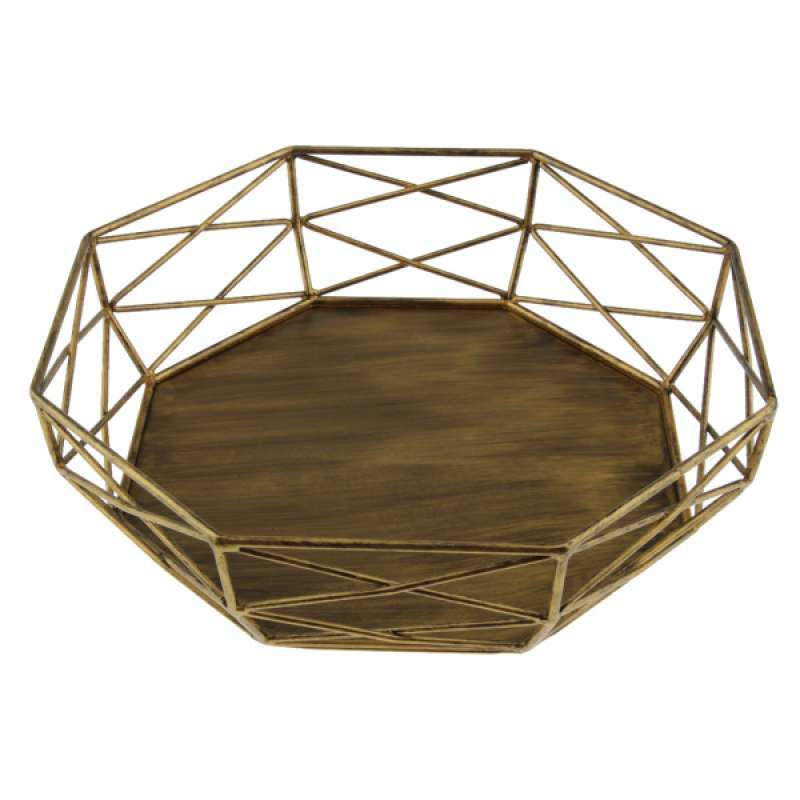 Jual Oem Geometric Shape Tray Hollow Out Vintage Cake Stand Tools Online Oktober 2020 Blibli Com