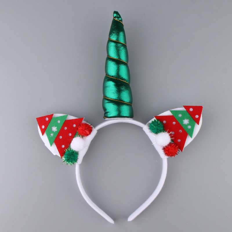Jual Oem Lovely Christmas Unicorn Horn Ears Headband Kid Toddlers