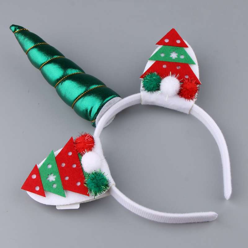 Jual Oem Lovely Christmas Unicorn Horn Ears Headband Kid Toddlers