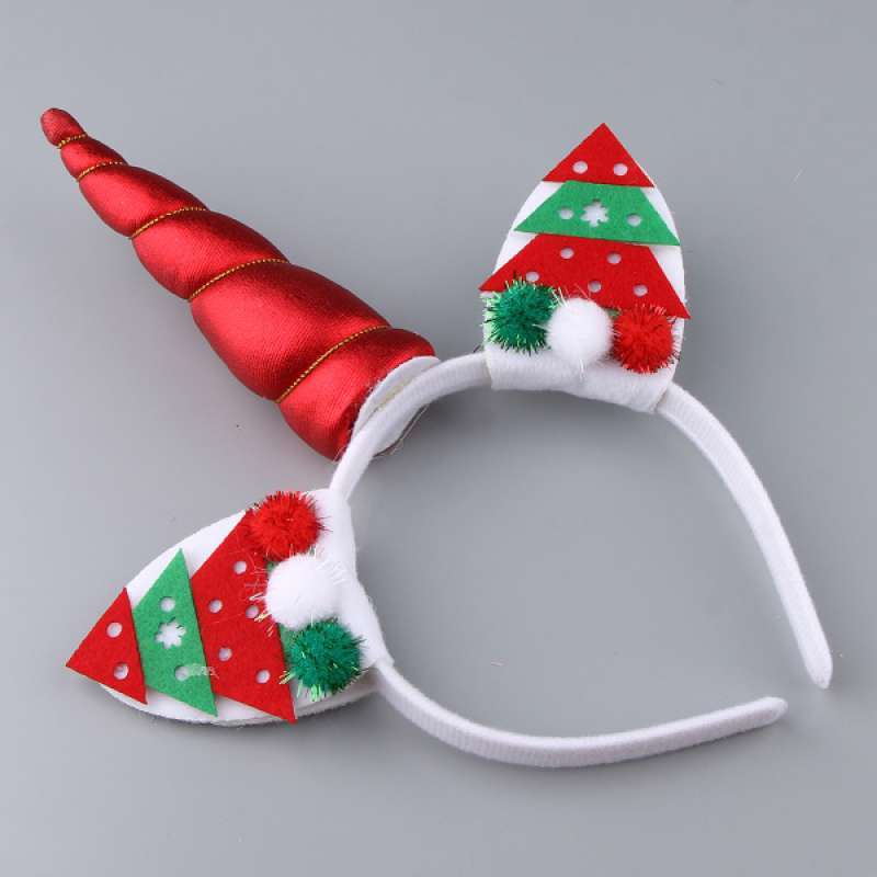Jual Oem Lovely Christmas Unicorn Horn Ears Headband Kid Toddlers
