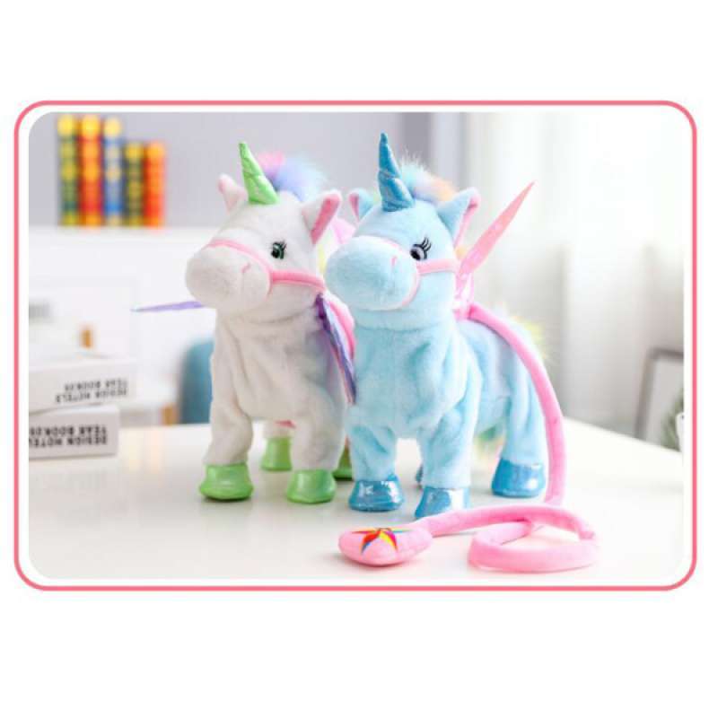 talking walking unicorn