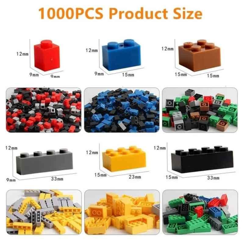 1000pcs bricks set