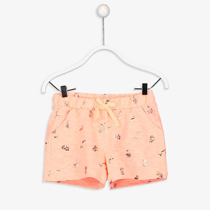 Jual Lc Waikiki Girl S Printed Shorts Neon Coral 9sm180z4 Murah September 2020 Blibli Com
