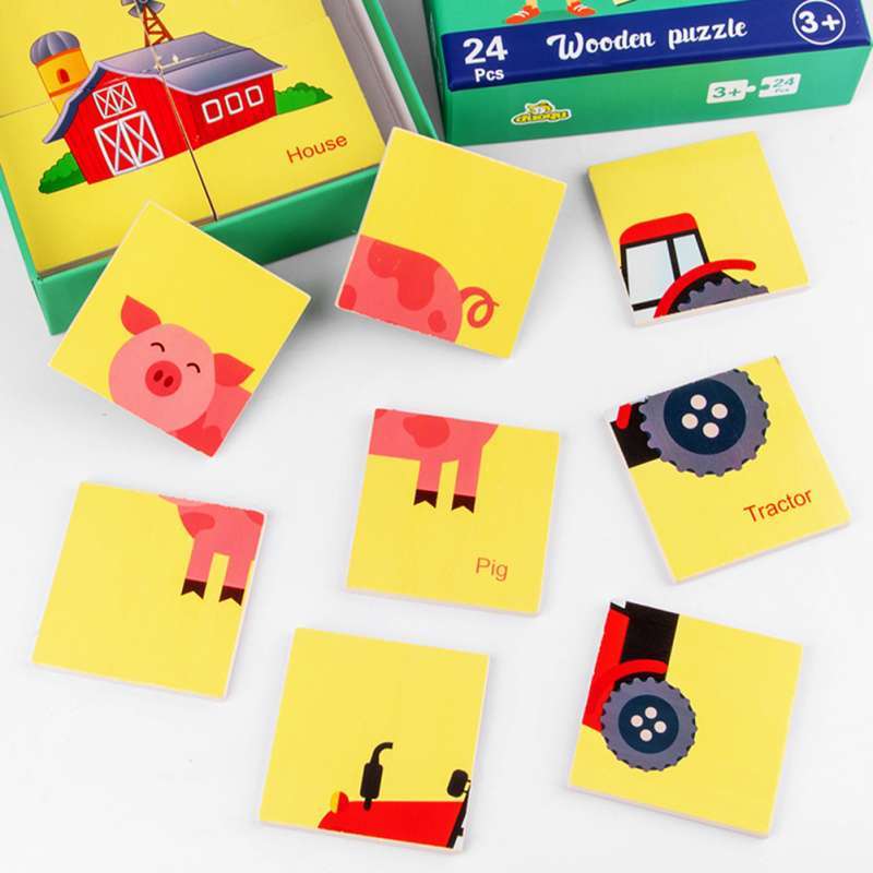 kids wooden jigsaw