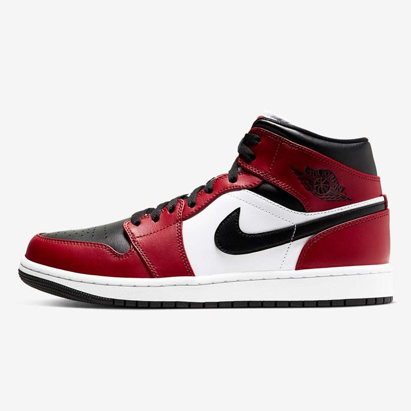 Jual Nike Men Air Jordan Mid Chicago Toe Sepatu Sneakers Pria