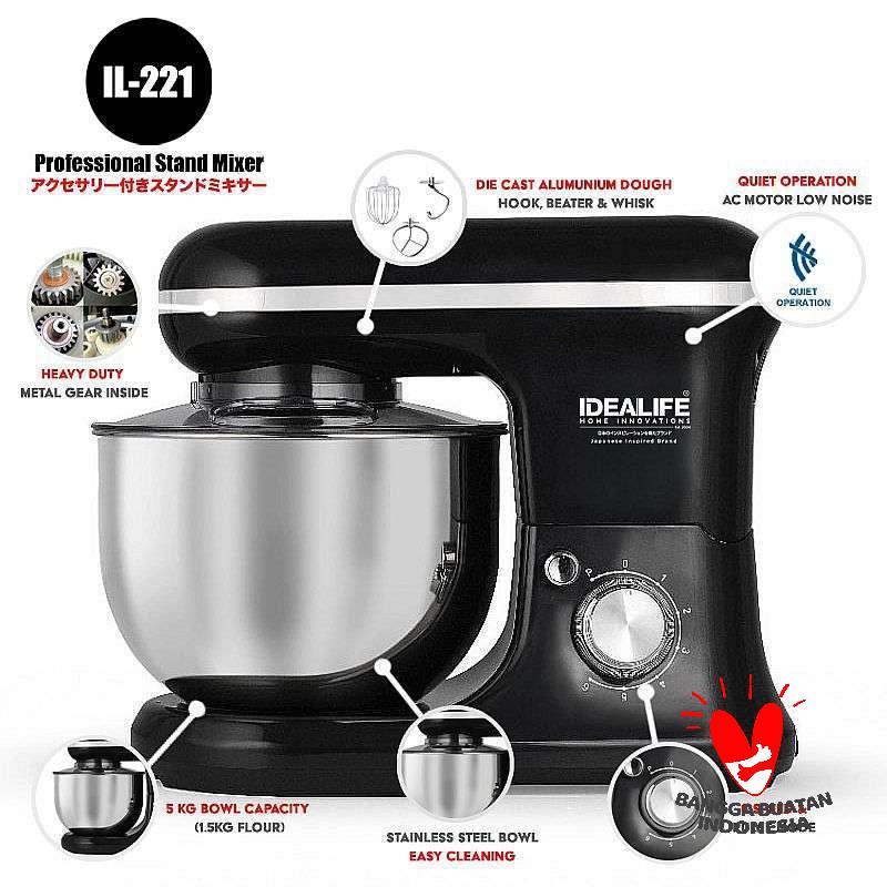 Jual Idealife Il 221 Professional Stand Mixer Online September 2020 Blibli Com