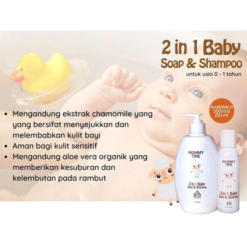 Jual Mommytime 2in1 Baby Soap And Shampoo 100 Ml Online September 2020 Blibli Com