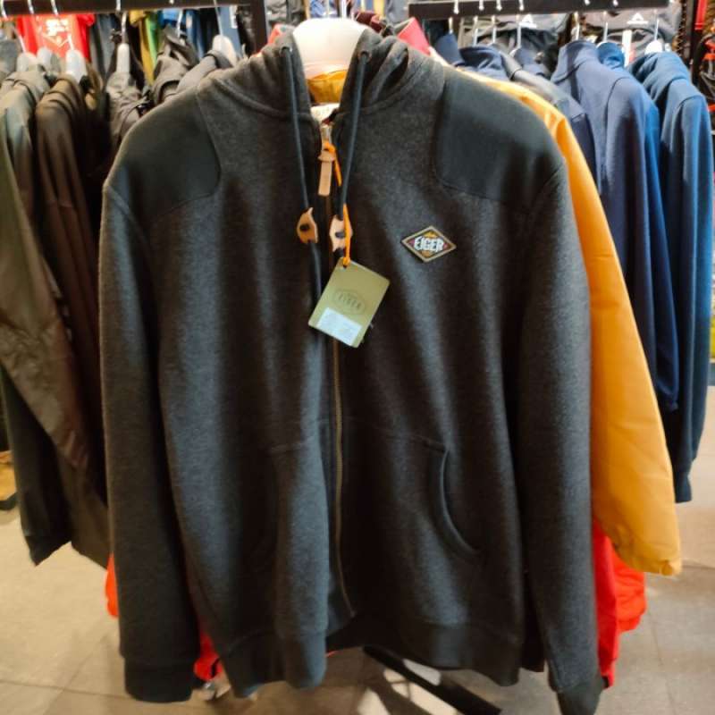 Promo Jaket Sweater Eiger Original Woodland 1989 Black Diskon 20