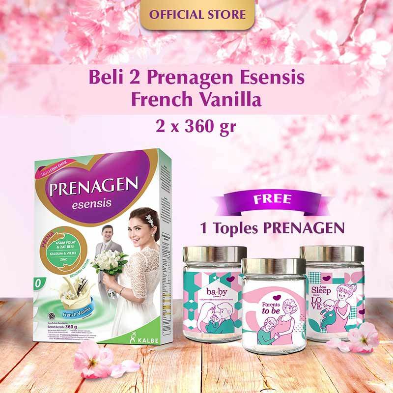 Jual Buy 2 Prenagen Esensis French Vanilla Susu Ibu Hamil 360 G Free Toples Prenagen Murah September 2020 Blibli Com