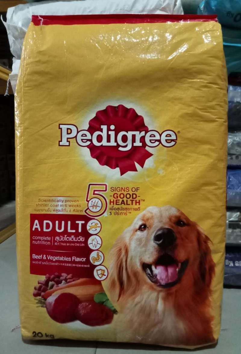Makanan Anjing Dewasa Pedigree BEEF 20KG GOJEK/GRAB INSTAN