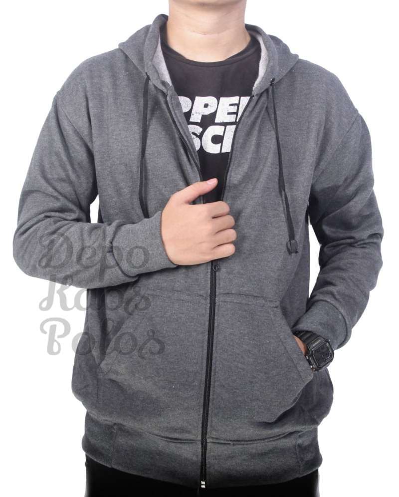 Jaket hoodie zipper clearance