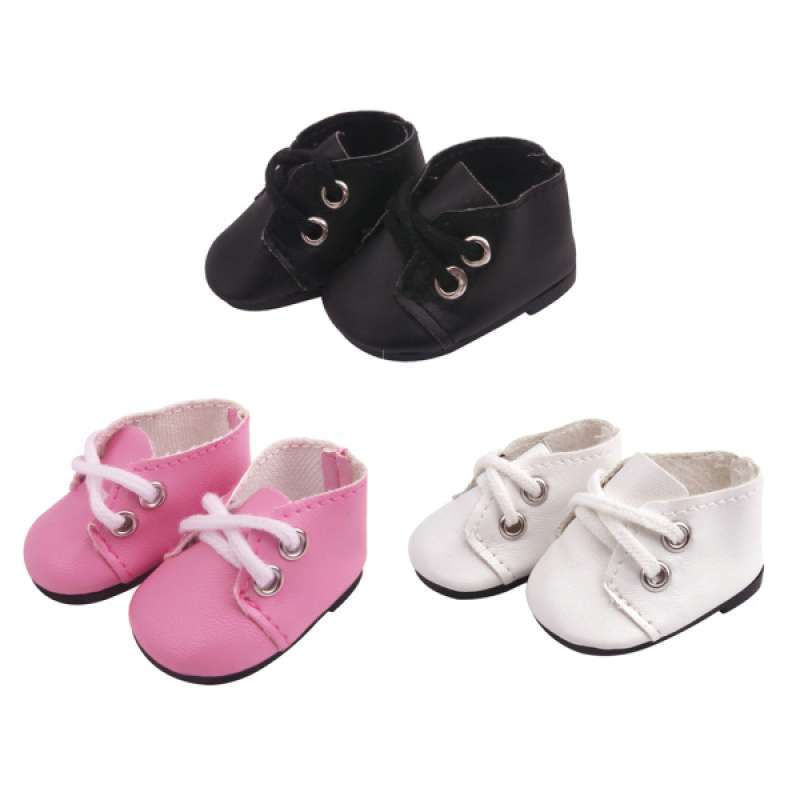 Jual Oem Baby Dolls Flat Sneaker Canvas Shoes For Toy And Girls 3 Pairs 14 5 Inch Online Oktober 2020 Blibli Com