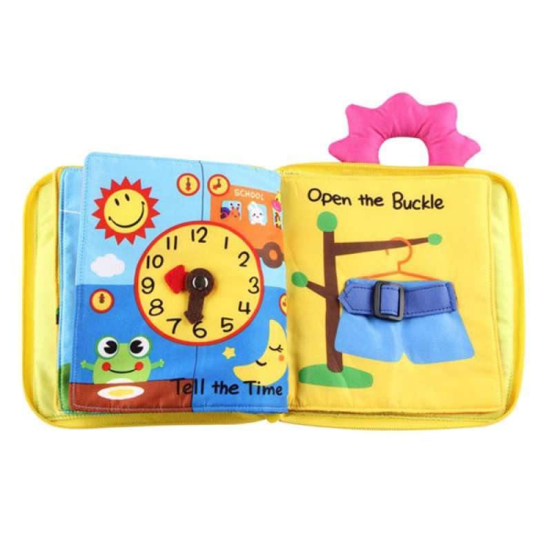 Jual Oem Montessori Learn Dress Cloth Book Baby Basic Life Skill Teaching Clock Toys Online November 2020 Blibli Com