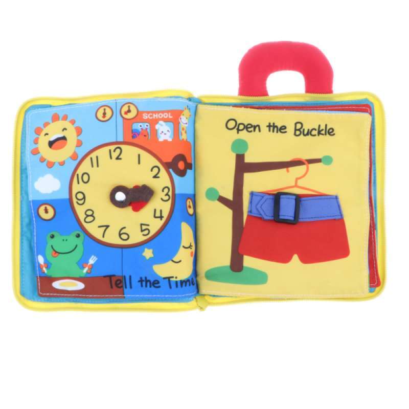 Jual Oem Montessori Learn Dress Cloth Book Baby Basic Life Skill Teaching Clock Toys Online September 2020 Blibli Com