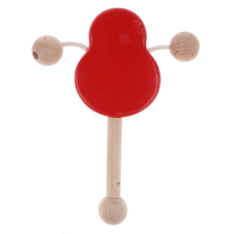 Jual Oem Wooden Baby Rattle Drum Montessori Sensory Toy Newborn Boy Girl Development Online September 2020 Blibli Com