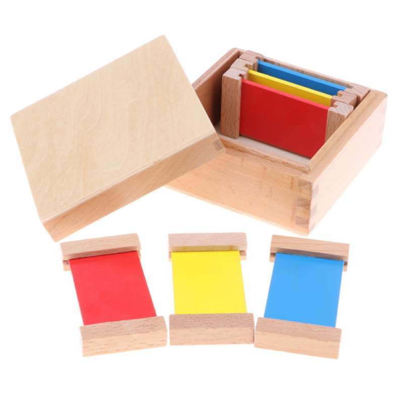 Jual Oem Box Of 6 Color Tablets Wooden Montessori Material Kids Developmental Toy Online Desember 2020 Blibli