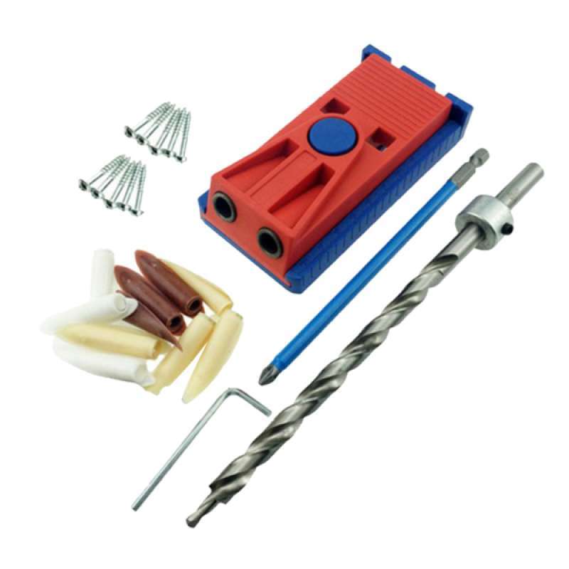Jual Oem Pocket Hole Jig Oblique Hole Drill Guide Set Woodworking Positioner Locator Tool Online Maret 2021 Blibli