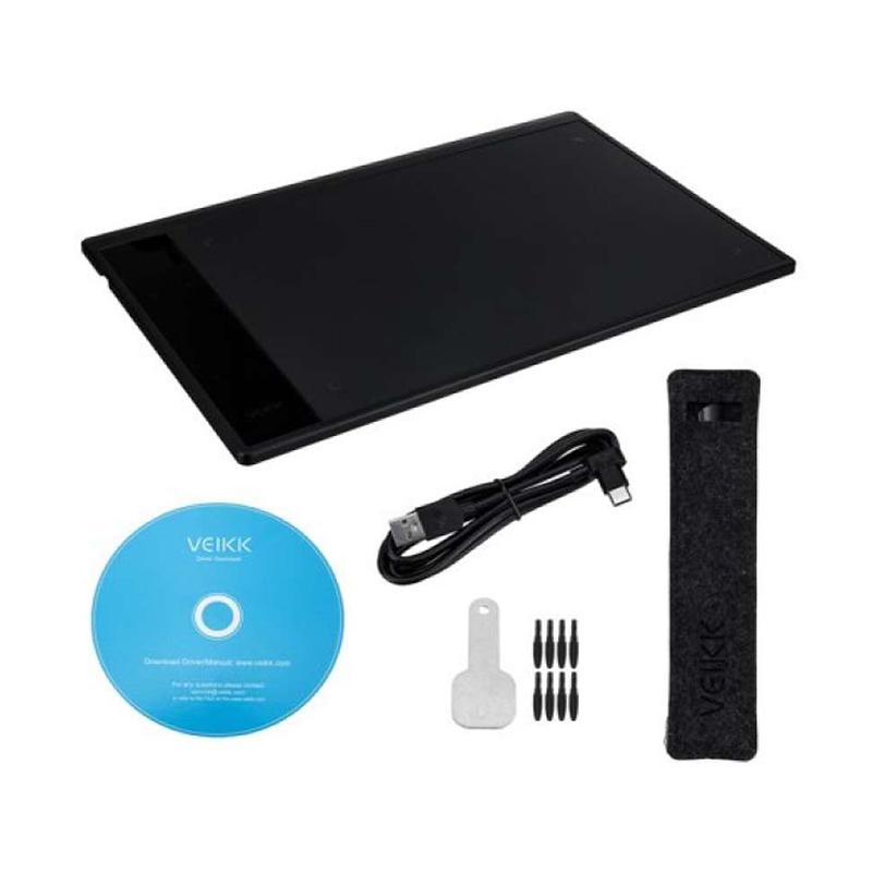 Jual Veikk Drawing Tablet A30 Profesional 8192 Level Pen Tablet 10x6 Passive Pen Type C Cable Online Desember 2020 Blibli