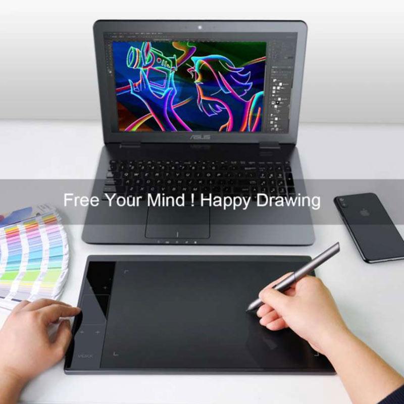 Jual Veikk Drawing Tablet A30 Profesional 8192 Level Pen Tablet 10x6 Passive Pen Type C Cable Online Desember 2020 Blibli